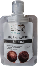 Derma Roller Hair Growth Serum 100% Natural Treatment Hair Loss Organic Oil - Allure For Beauty