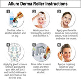 Derma Roller Hair Loss Regrowth 540 Real Titanium Needles Baldness Treatment - Allure For Beauty