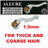 Derma Roller Hair Growth Promoter 192 Real Inserted Titanium Micro Needles Baldness Treatment Allure For Beauty