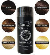 Hair Building Fibres (28g Bottle) – Natural Cotton Hair Loss Concealer for Instantly Thicker Hair | Wind & Sweat Resistant - Allure For Beauty