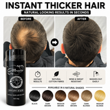 Hair Building Fibres – Natural Cotton Hair Loss Concealer & Thicker Hair Fibres (100g) – Multiple Colours