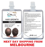 Derma Roller Hair Growth Serum 100% Natural Treatment Hair Loss Organic Oil - Allure For Beauty
