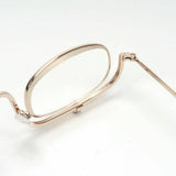 Magnifying Makeup Glasses Flip Down Folding Metal Frame Eyeglasses 1.50 - 4.00 Allure For Beauty