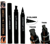 Double Head Liquid Eyeliner Wing Stamp Long Lasting Eye Makeup Thin/Thick Allure For Beauty