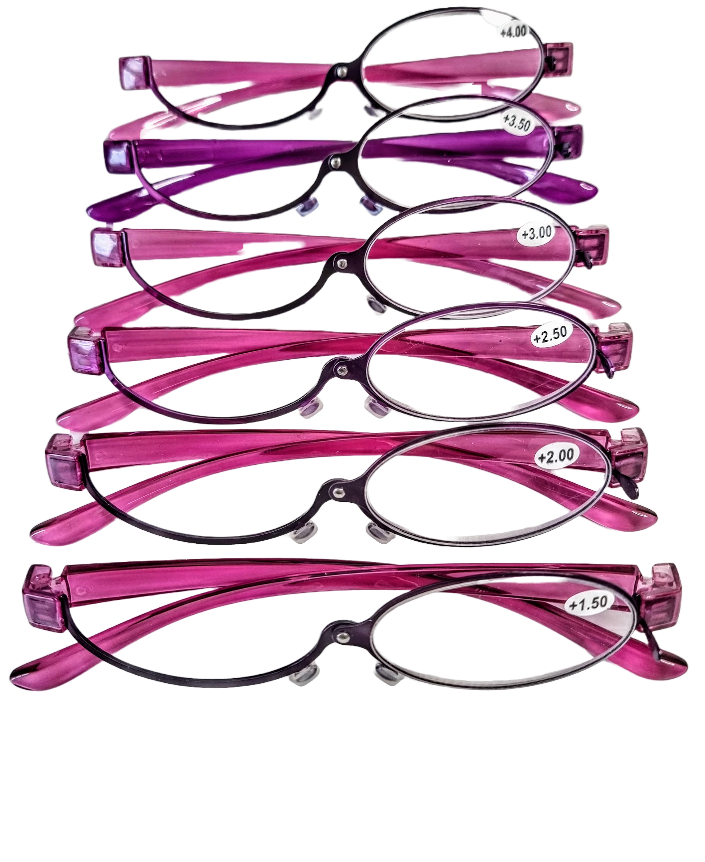 Magnifying Makeup Glasses Flip Down Folding Eyeglasses 1.50 4.00