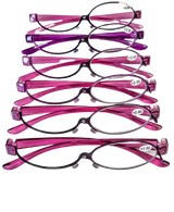 Magnifying Makeup Glasses Flip Down Folding Eyeglasses 1.50 - 4.00 Allure For Beauty