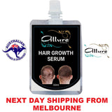 Premium Derma Roller Hair Loss Kit 1.0mm 192 Titanium Micro Needles & Hair Growth Serum ALLURE FOR BEAUTY