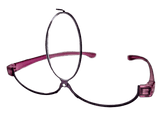 Magnifying Makeup Glasses Flip Down Folding Eyeglasses 1.50 - 4.00 - Allure For Beauty