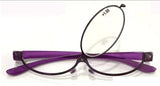 Magnifying Makeup Glasses Flip Down Folding Eyeglasses 1.50 - 4.00 Allure For Beauty