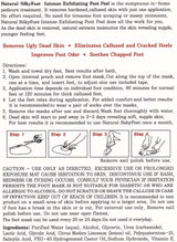 Silky Foot Feet Peel Exfoliant Mask Remove Dead Skin Callus Remover - Allure For Beauty