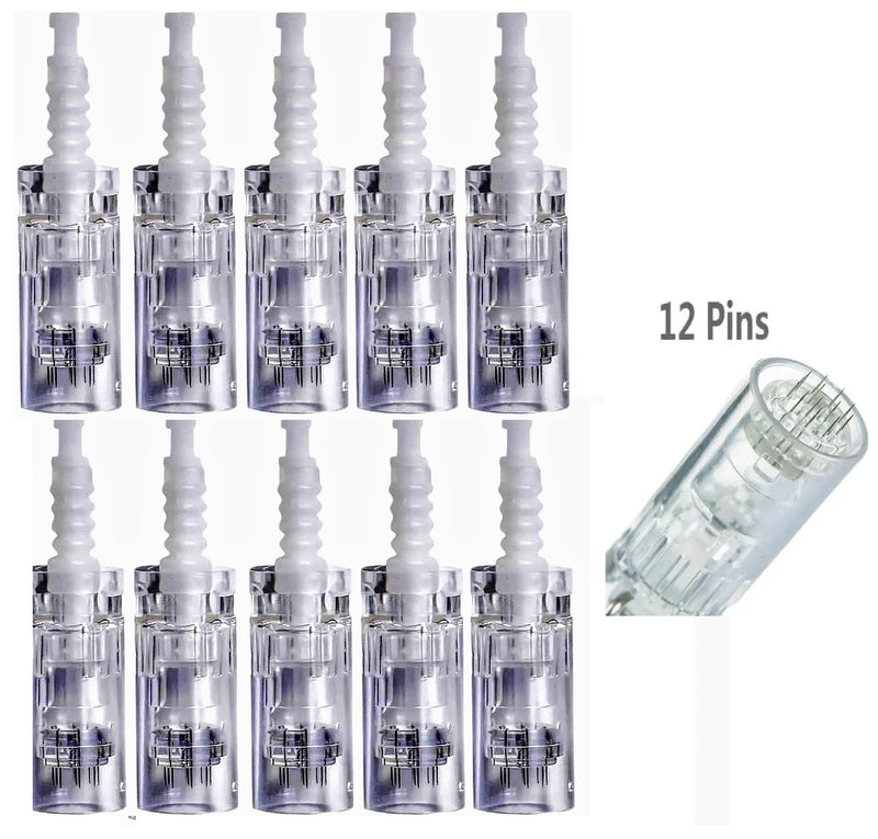 Needle Cartridges For Allure Derma Pen Electric Micro Needling 12/24/36/42 Tips Derma Roller