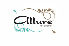 Allure For Beauty Logo - Clean White Background