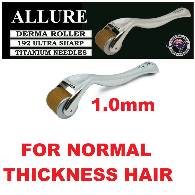 Derma Roller Hair Growth Promoter 192 Real Inserted Titanium Micro Needles Baldness Treatment