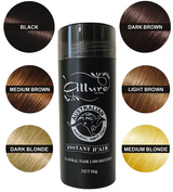 Hair Building Fibres (28g Bottle) – Natural Cotton Hair Loss Concealer for Instantly Thicker Hair | Wind & Sweat Resistant