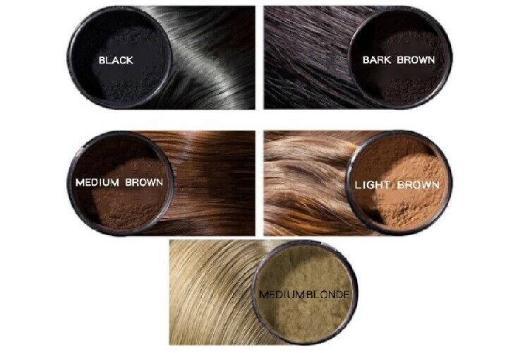 3 Hair Building Fibers 27g 100% Cotton Powder Shaker Bottle Black Brown Thickener Hair Loss Concealer ALLURE FOR BEAUTY