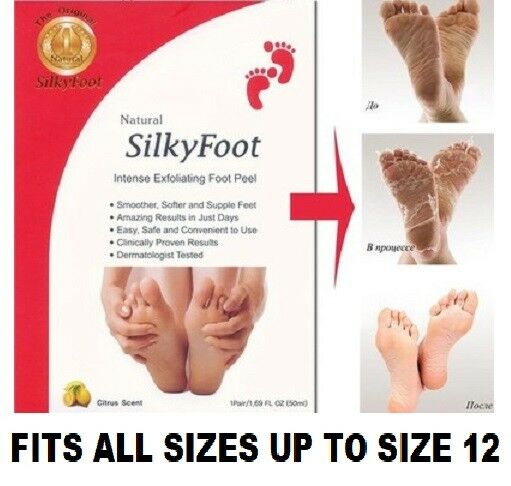 Silky Foot Feet Peel Exfoliant Mask Remove Dead Skin Callus Remover