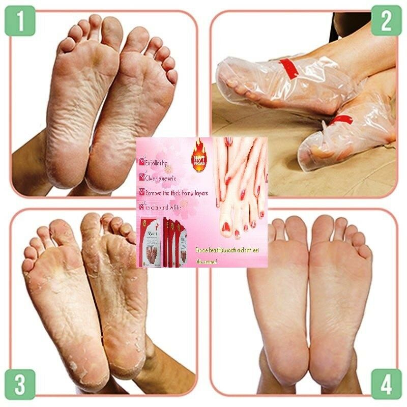 Silky Foot Feet Peel Exfoliant Mask Remove Dead Skin Callus Remover