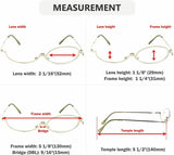 Magnifying Makeup Glasses Flip Down Folding Eyeglasses 1.50 - 4.00 - Allure For Beauty