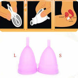 Reusable Menstrual Cup - Medical Grade Flexible Silicone - Allure For Beauty