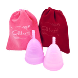 Reusable Menstrual Cup - Medical Grade Flexible Silicone - Allure For Beauty